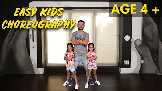 Easy Kids Choreography  Hip Hop Dance Tutorial AGES 4  MihranTV [upl. by Johanan110]