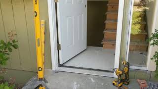 Jeld Wen Front Door Installation  Really crappy products and craftsmanship PART 1 [upl. by Jessen]