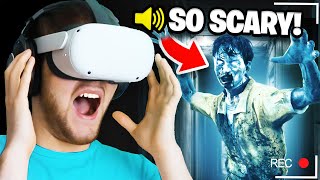 GHOST HUNTING in VR is SCARY Phasmophobia [upl. by Shae384]