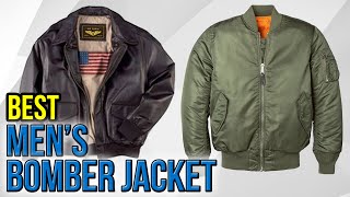 7 Best Mens Bomber Jackets 2017 [upl. by Kihtrak467]