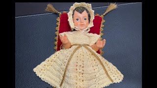 Ropon para Niño Jesús a crochet 🧶 paso a paso [upl. by Latricia411]