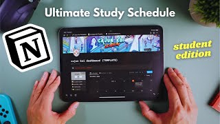How I use Notion to organize my school life [upl. by Yrtua784]