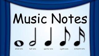 Music Notes  Notes  Green Beans Music [upl. by Kcirdec]