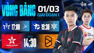 1S vs BOX  TDT vs BSS  FPT vs SPN  GĐ1  ABBEN ENERGY ĐTDV MÙA XUÂN 2025  0103 [upl. by Carpio]