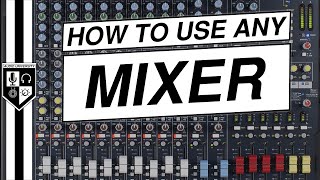 How To Use a Mixer for Live Sound amp Studio Recording [upl. by Adeys]