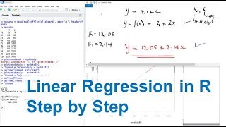 How to Perform Linear Regression in R Step by Step Using RStudio [upl. by Leotie581]