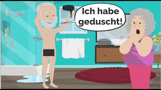 Deutsch lernen mit Dialogen  die wichtigsten Verben im Perfekt und Präsens [upl. by Sirraf188]