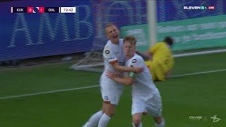 GOAL  Mathieu Maertens vs KV Kortrijk [upl. by Sadnak]