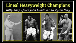 A brief chronology of lineal heavyweight champions [upl. by Suravat]