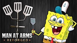 Spat the Hydrodynamic Spatula  SpongeBob SquarePants  MAN AT ARMS REFORGED [upl. by Omrellig]