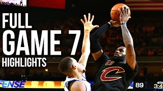 Warriors vs Cavaliers Game 7 NBA Finals  061916 Full Highlights [upl. by Darbee]