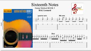 Sixteenth Notes  HAL Leonard  Guitar Method Book  3  12 ARKANSAS TRAVELER [upl. by Nayk]