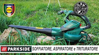 Soffiatore Aspiratore Trituratore Parkside LIDL PLS 3000 A1 [upl. by Maible]