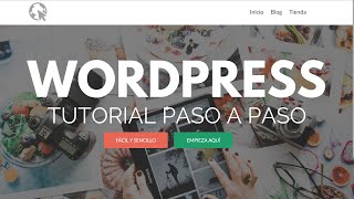 Como Crear una Pagina de WordPress 2019  Para Principiantes [upl. by Bridgette243]