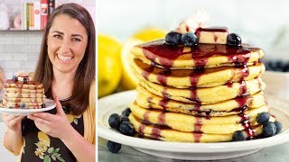 How to Make Lemon Ricotta Pancakes [upl. by Dinnage559]