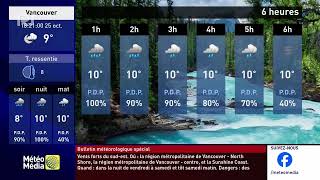 MétéoMédia – Prévisions locales – 25 octobre 2024 [upl. by Gavette]