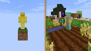 MINECRAFT pero EMPIEZO con UN SOLO BLOQUE [upl. by Elane]