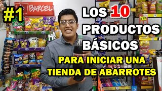 Con cuáles productos puedo iniciar una tienda de abarrotes [upl. by Assirrak281]