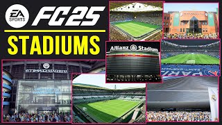 EA SPORTS FC 25  ALL 125 LICENSED STADIUMS ft NEW amp MORE [upl. by Adgam]