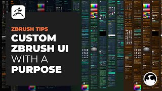 Creating a custom ZBrush UI that works [upl. by Adnawt]