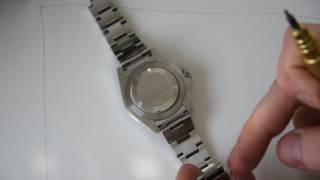 How To Uhrenarmband kürzen Rolex [upl. by Nillor883]