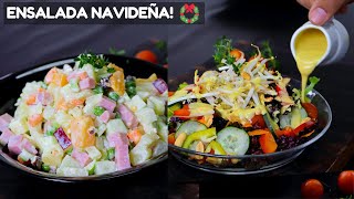 ¡Asi Preparo mi ENSALADA NAVIDEÑAS ESPECIAL  Cocina Facil [upl. by Azrim]