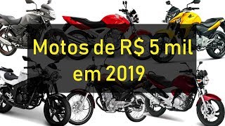 💥 9 Motos Usadas que você pode comprar com R 5 mil em 2020 [upl. by Ellegna]