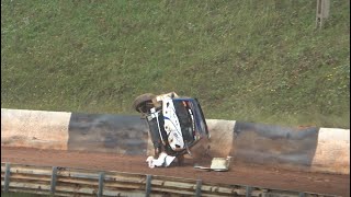 Rallycross Nyirad 2022  Big Crashes and Highlights [upl. by Annaili]