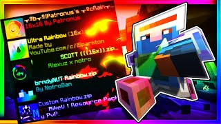 Best RAINBOW Texture Packs For PVP 189 [upl. by Figueroa]