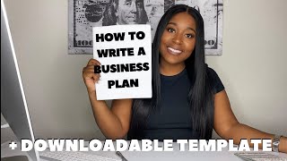 HOW TO WRITE A BUSINESS PLAN STEP BY STEP  TEMPLATE  9 Key Elements [upl. by Aloysia]