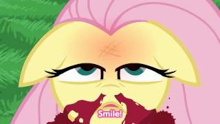 Fluttershy Vs Pinkie Pie Smile HD Slow Motion Version [upl. by Brendis]