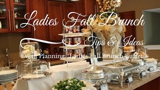 Ladies Fall Brunch  Buffet Style [upl. by Radburn294]