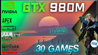 NVIDIA GeForce GTX 980 Mobile in 30 Games  2023 [upl. by Verlee727]