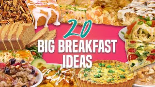 20 Breakfast Recipes for a Crowd  Holiday Breakfast and Brunch Recipe Compilation [upl. by Friedrich]