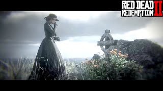 Mary visits Arthurs grave  RDR2 Missable Moments [upl. by Mcmaster]