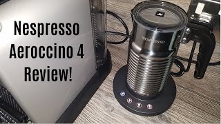 Nespresso Aeroccino 4 Milk Frother Review  Worth upgrading from the Aeroccino 3 [upl. by Trellas966]