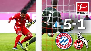 Gnabrys amp Lewandowskis Brace  FC Bayern  Köln  5  1  Highlights  Matchday 23 – Bundesliga [upl. by Adnilahs]