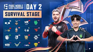 EN 2024 PMGC League  Survival Stage Day 2  PUBG MOBILE Global Championship [upl. by Jerol]