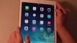 Apple iPad Air Review White Silver 16GB WiFi [upl. by Yentirb]