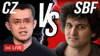 URGENT CZ Binance vs SBF FTX Can FTX Survive [upl. by Eseerehc]