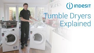 Tumble dryers explained  by Indesit [upl. by Aisset369]