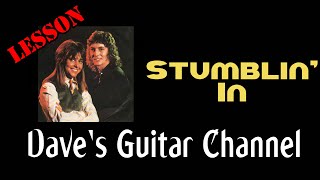 LESSON  Stumblin In by Suzi Quatro and Chris Norman [upl. by Tirrell48]