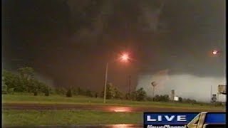 May 3 1999 Tornado  KFOR Live Coverage [upl. by Acimat]