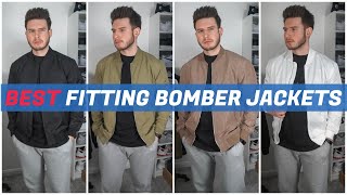 BEST FITTING Bomber Jackets For Men 2021  Menswear Essentials [upl. by Ycnalc636]