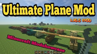 Minecraft 1165  Ultimate Plane Mod [upl. by Eisdnil190]