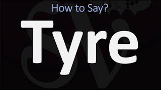 How to Pronounce Tyre BIBLE Lebanon [upl. by Remas]