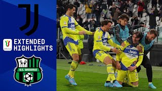 Juventus vs Sassuolo Extended Highlights  Coppa Italia Frecciarossa  CBS Sports Golazo [upl. by Trumaine]