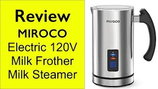 Review Miroco Milk Frother  How to make froth milk at home [upl. by Doro689]