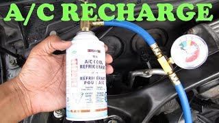 How to Recharge an AC System [upl. by Alleinnad809]