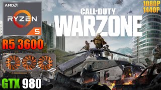 Call of Duty Warzone  GTX 980  Ryzen 5 3600  1080p amp 1440p  High amp Low Settings [upl. by Isla]